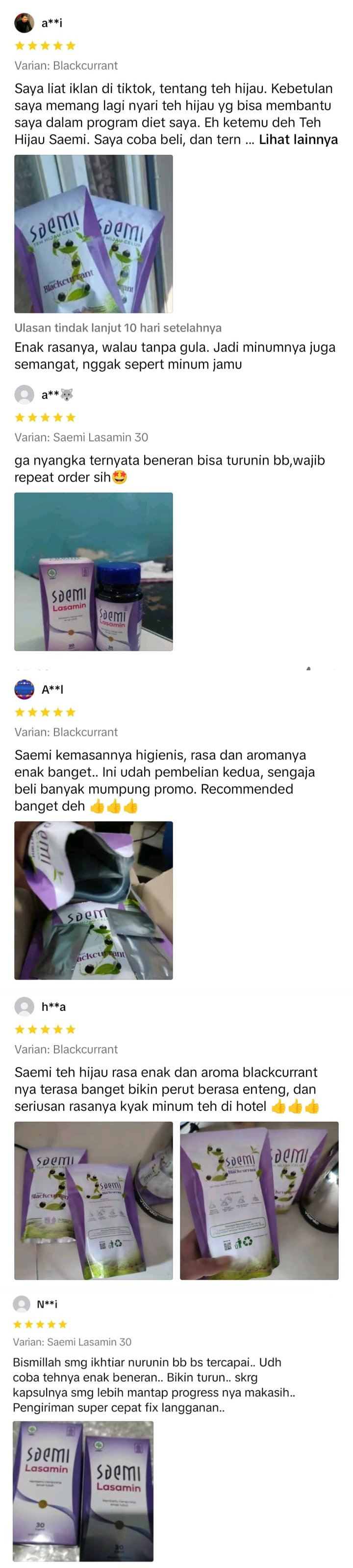 review saemi slim teh diet pelangsing penurun berat badan